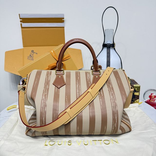 Louis vuitton original soft calfskin speedy P9 40 M24422 apricot