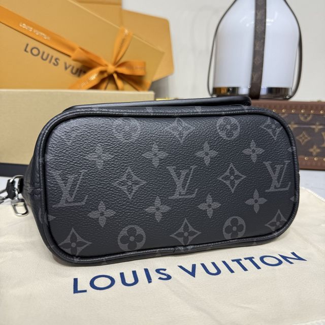 Louis vuitton original calfskin&canvas neverfull Inside out BB M15210 black