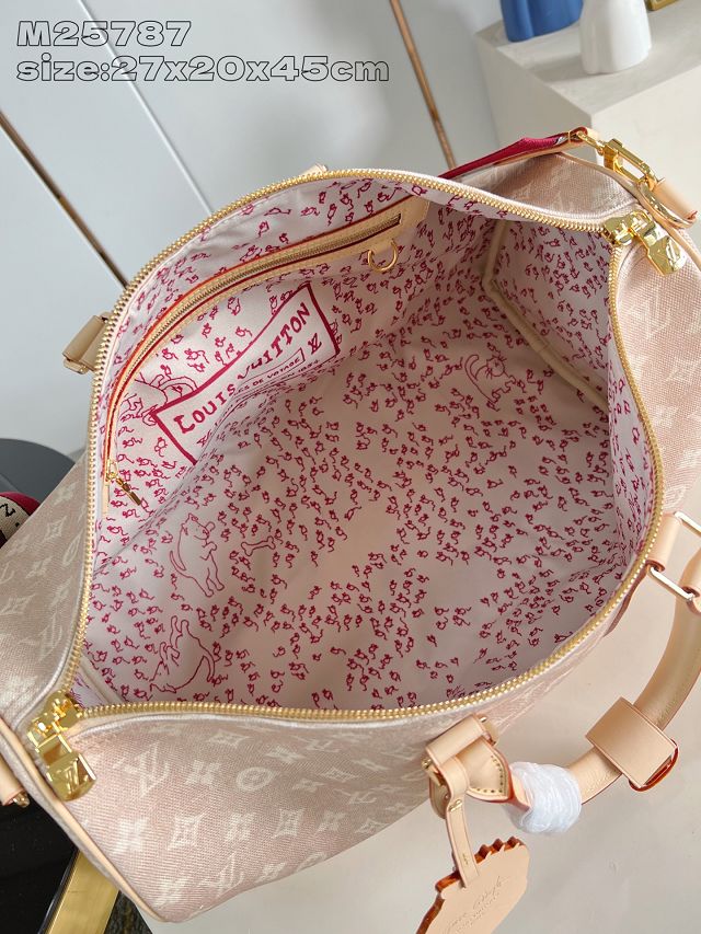 Louis vuitton original meowgram canvas keepall 45 M25787