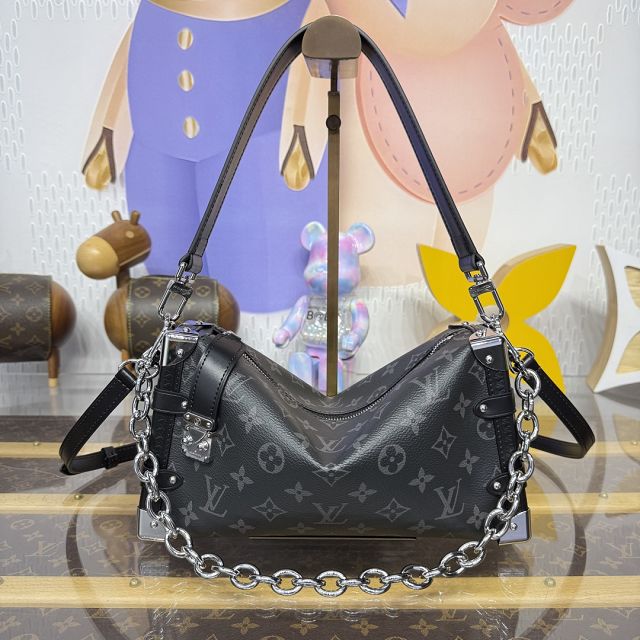 Louis vuitton original monogram eclipse side trunk east west M26226