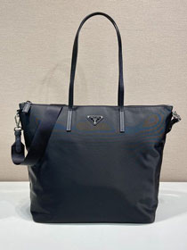 Prada original nylon medium tote bag 1BG189 black