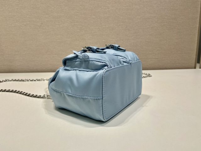 Prada original nylon mini backpack 1BH029 blue