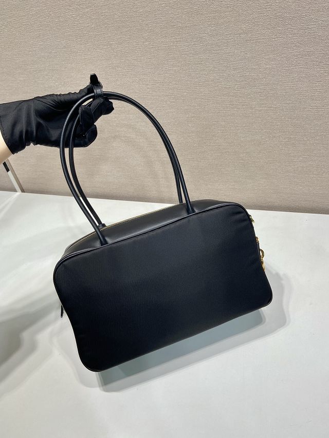 Prada original nylon top handle bag 1BB132 black