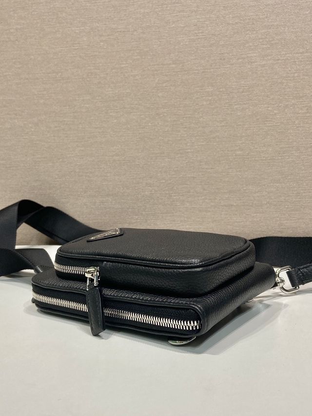 Prada original calfskin smartphone case 2VH195 black