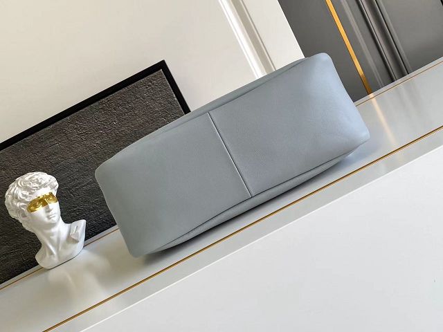 Prada original calfskin darling medium shoulder bag 1BA444 light blue