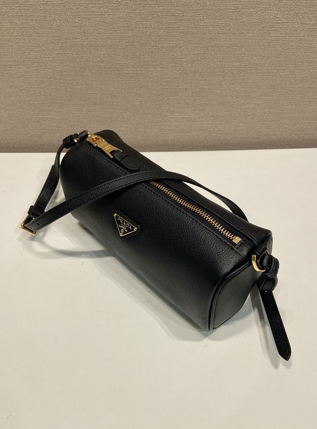 Prada original calfskin pouch 1BC239 black