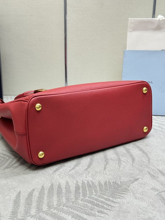 Prada original saffiano calfskin galleria large bag 1BA274 red