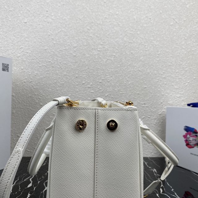 Prada original saffiano calfskin galleria large bag 1BA274 white