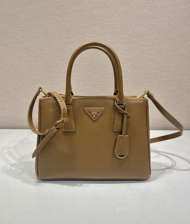 Prada original saffiano calfskin galleria medium bag 1BA863 brown