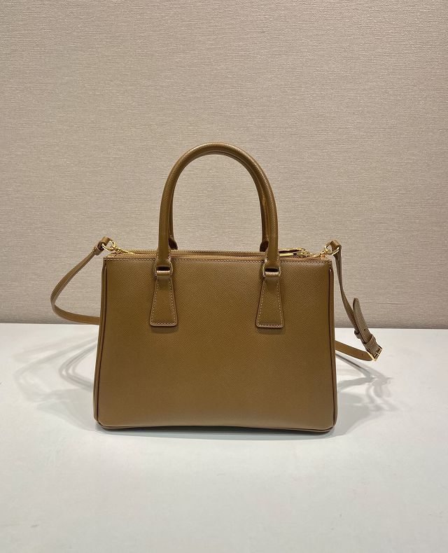Prada original saffiano calfskin galleria medium bag 1BA863 brown