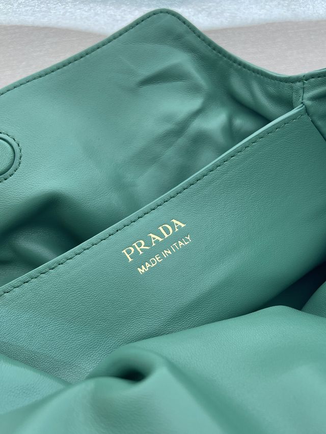 Prada original lambskin dada small bag 1BG586 green