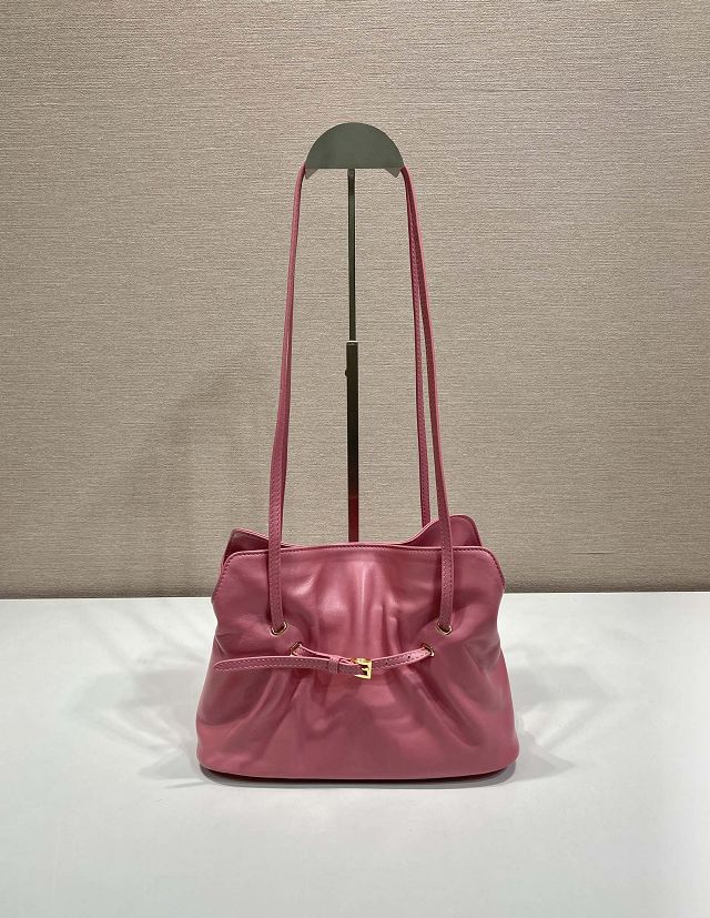 Prada original lambskin dada small bag 1BG586 pink