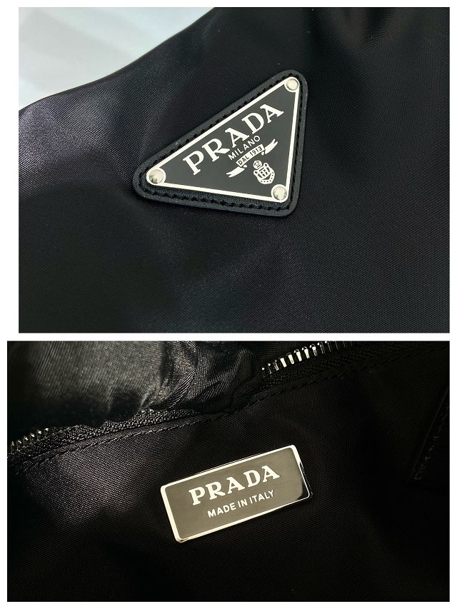 Prada original nylon large tote bag 1BG449 black