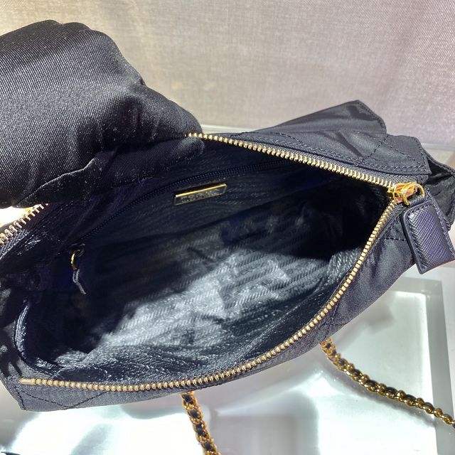 Prada original nylon medium tote bag 1BD620 black