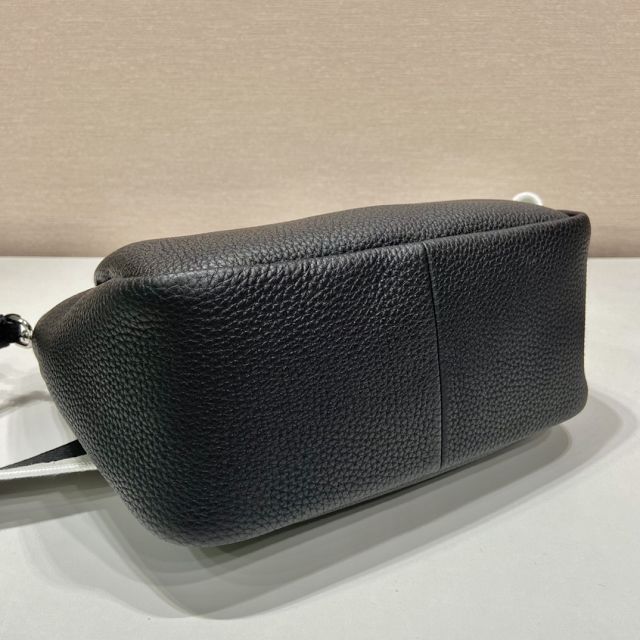 Prada original calfskin small tote bag 1BA362 black