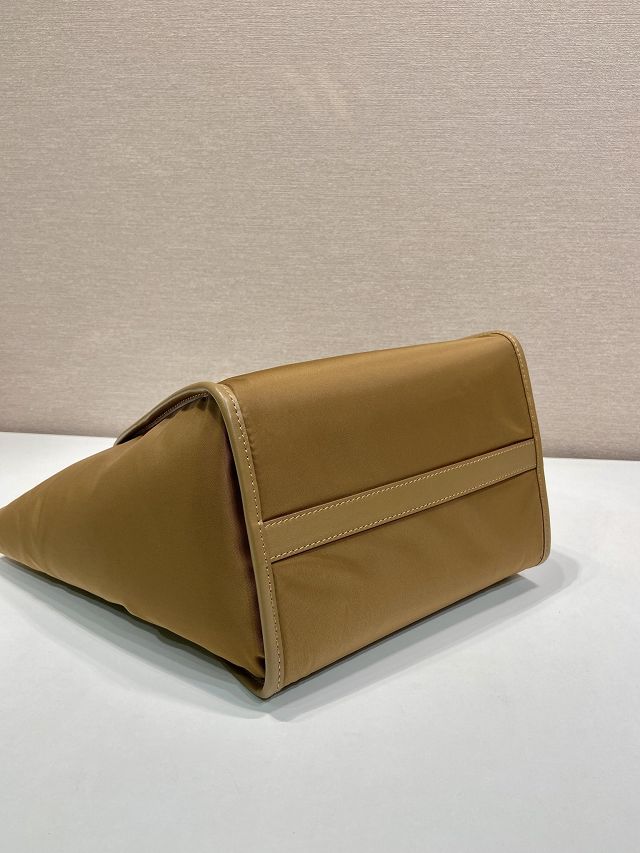 Prada original nylon tote bag 1BG578 brown