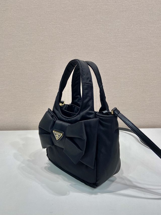 Prada original nylon mini tote bag 1BA359 black