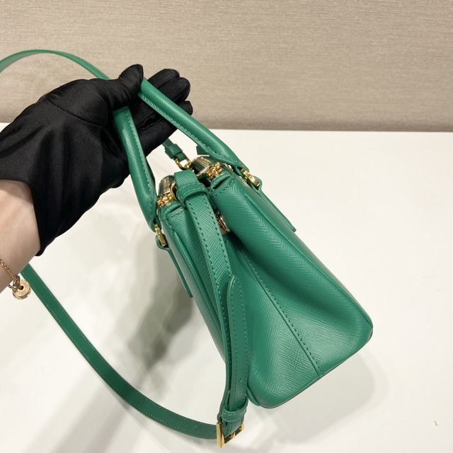 Prada original saffiano calfskin galleria mini bag 1BA906 green