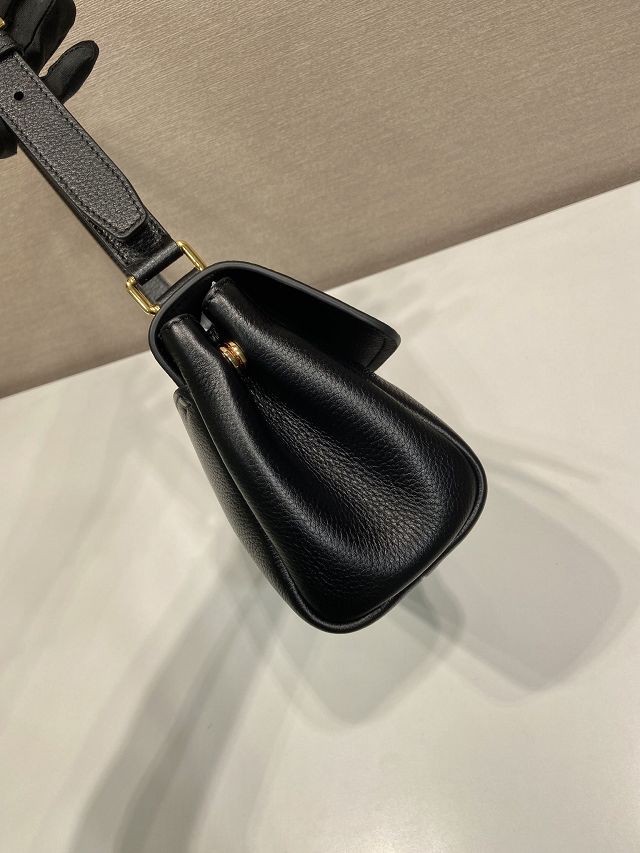 Prada original calfskin shoulder bag 1BN022 black