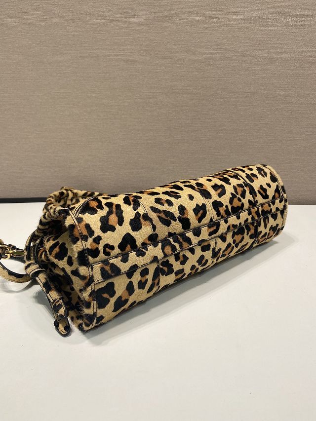 Prada original fabric bonnie medium tote bag 1BA426 beige