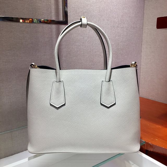 Prada original saffiano calfskin galleria large bag 1BG775 white
