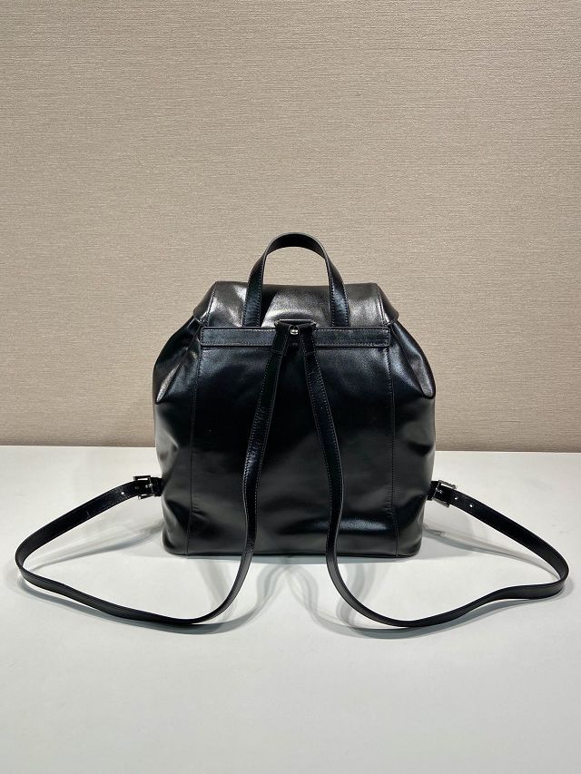 Prada original calfskin medium backpack 1BZ811 black
