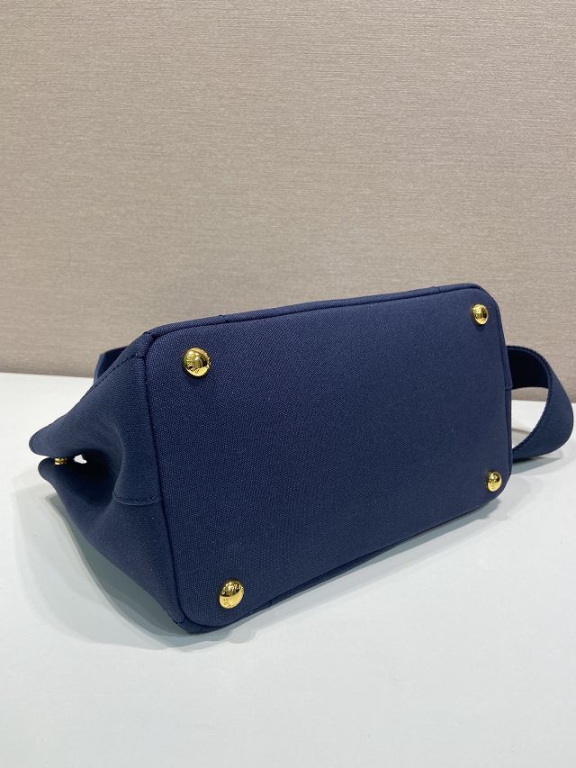 Prada original canvas jardiniere small handbag 1BG464 blue