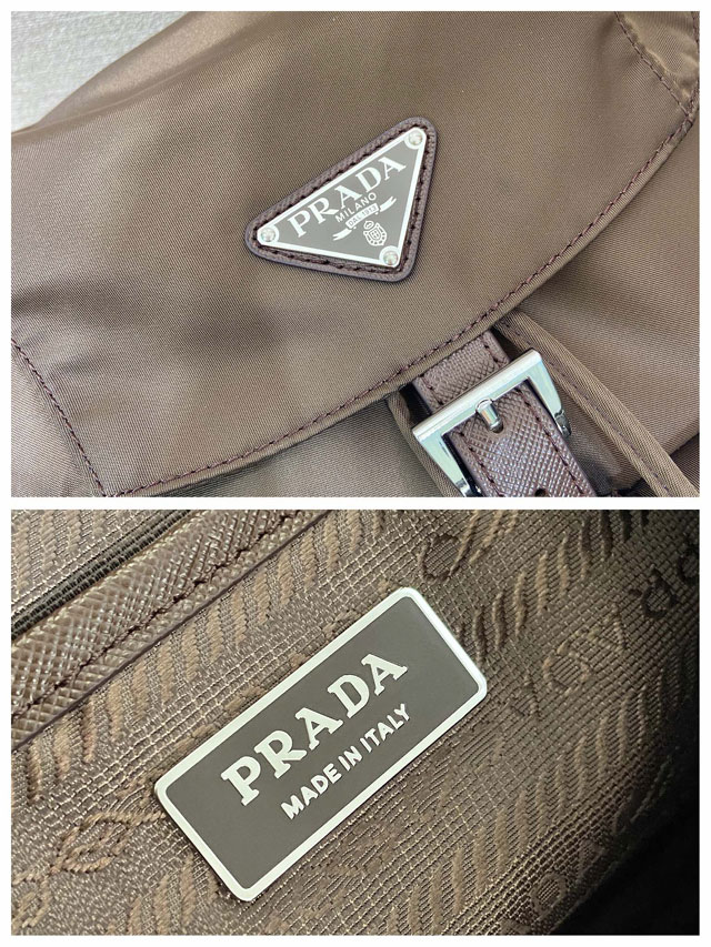 Prada original nylon medium backpack 1BZ811 sienna
