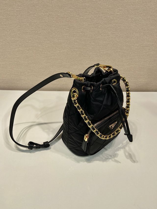 Prada original nylon mini backpack 1BH038A black