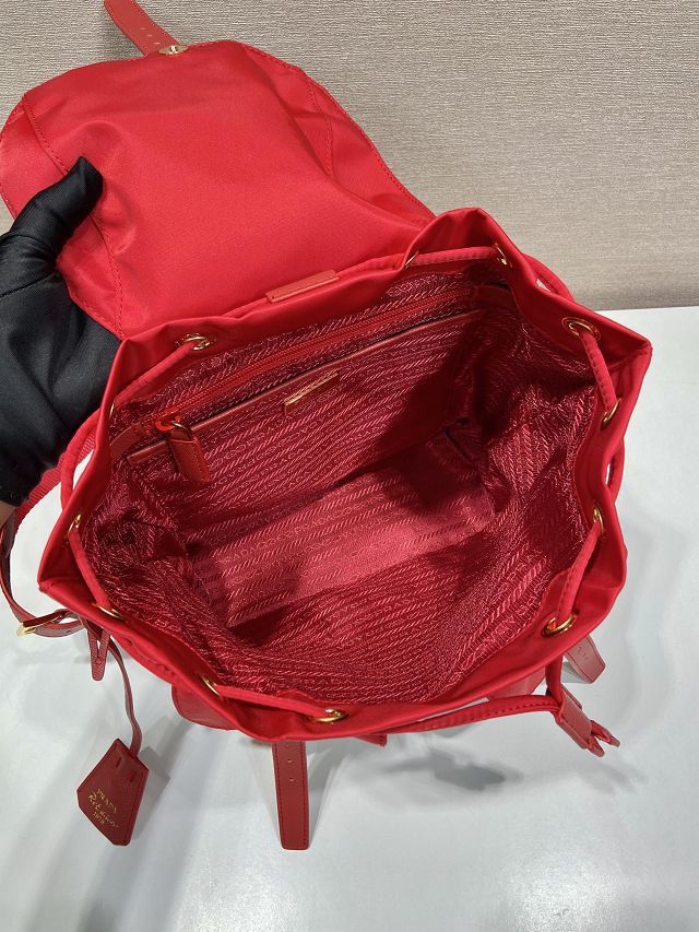 Prada original nylon small backpack 1BZ677 red
