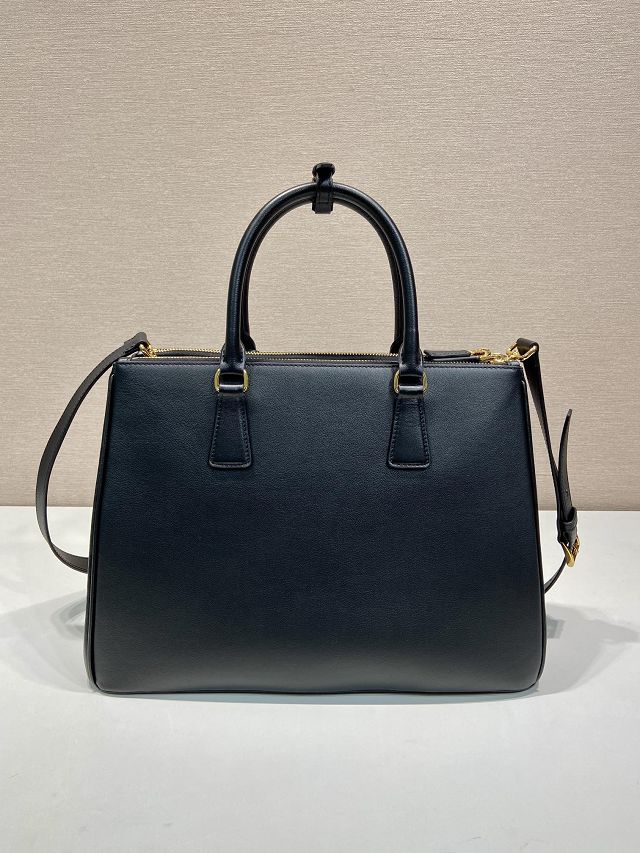 Prada original soft calfskin galleria large bag 1BA446 black