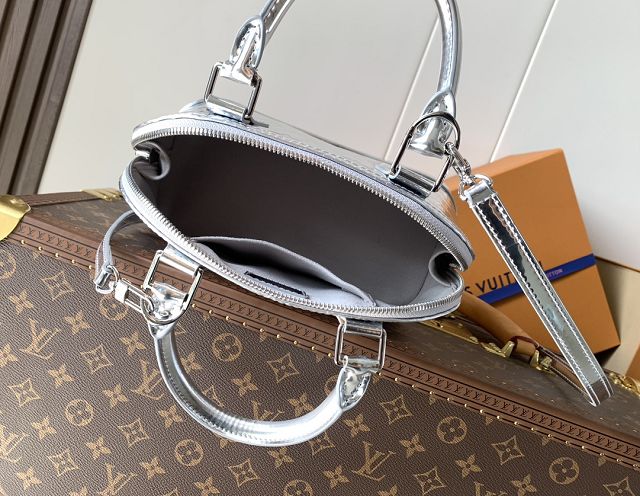 Louis vuitton original miroir canvas alma BB M26335 silver