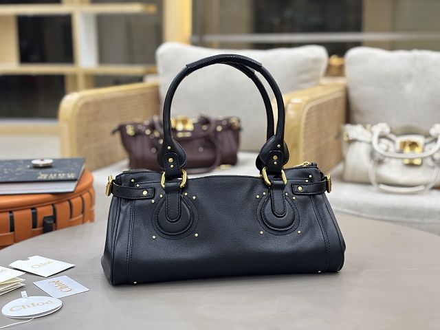 Chloe original calfskin paddington bag CH0003 black