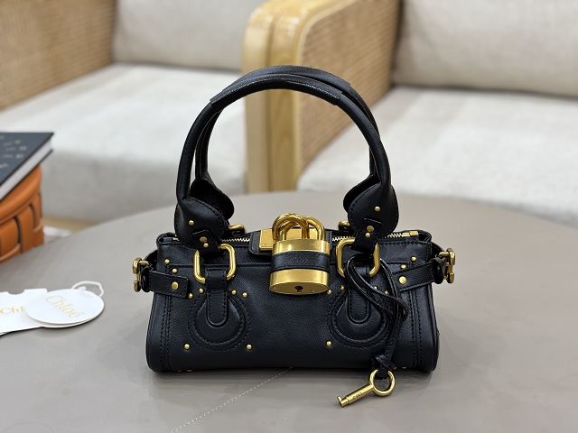 Chloe original calfskin small paddington bag CH0004 black