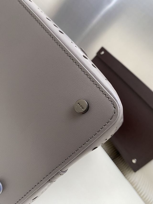 Alaia original vienne wave calfskin mina 32 bag AL0006 grey