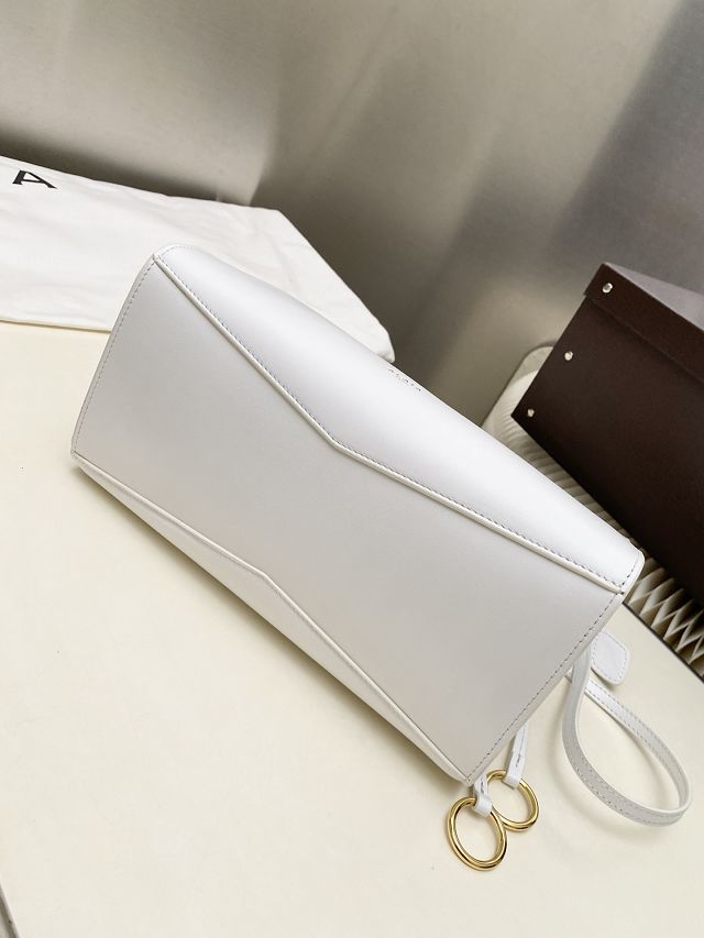 Alaia original calfskin le click small square bag AL0017 white