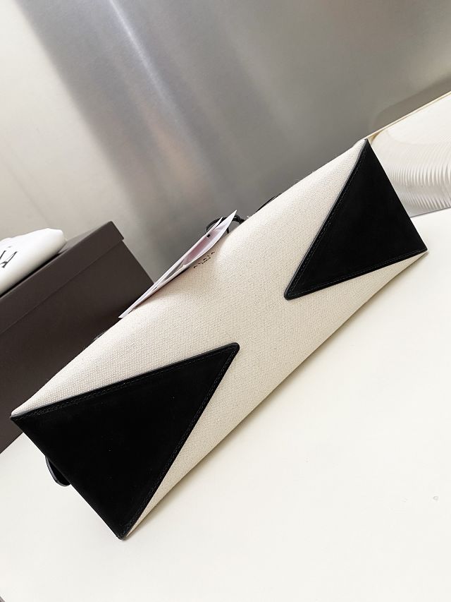 Alaia original canvas le teckel medium bag AL0024 black