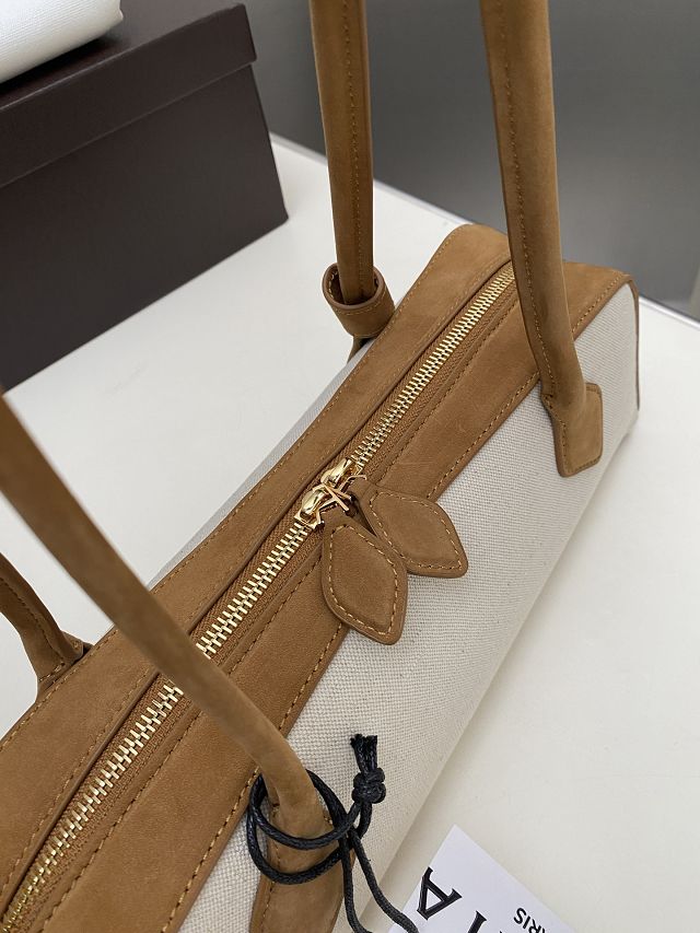 Alaia original canvas le teckel medium bag AL0024 brown	