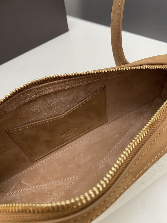 Alaia original canvas le teckel small bag AL0023 brown