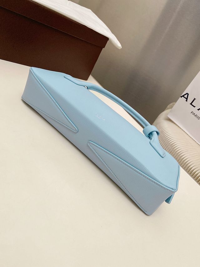 Alaia original lambskin le teckel clutch AL0022 blue