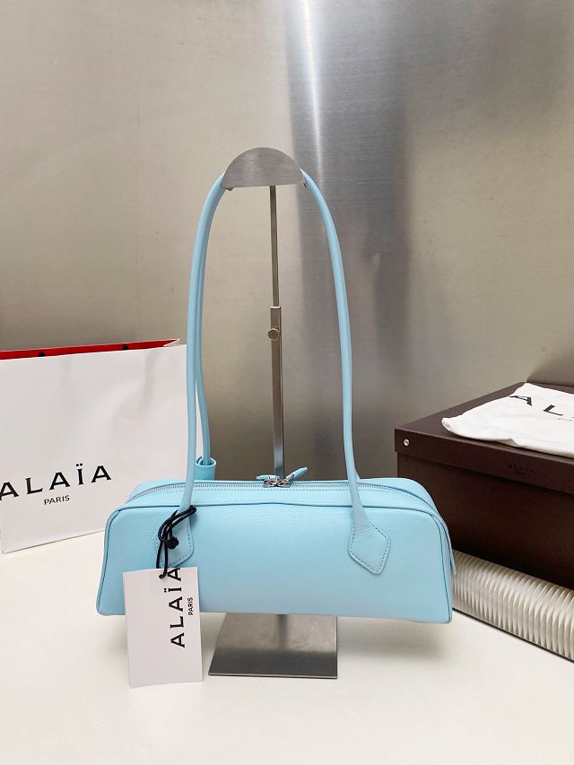Alaia original lambskin le teckel medium bag AL0024 light blue