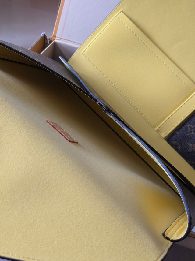 Louis vuitton monogram canvas mark folder GI0721