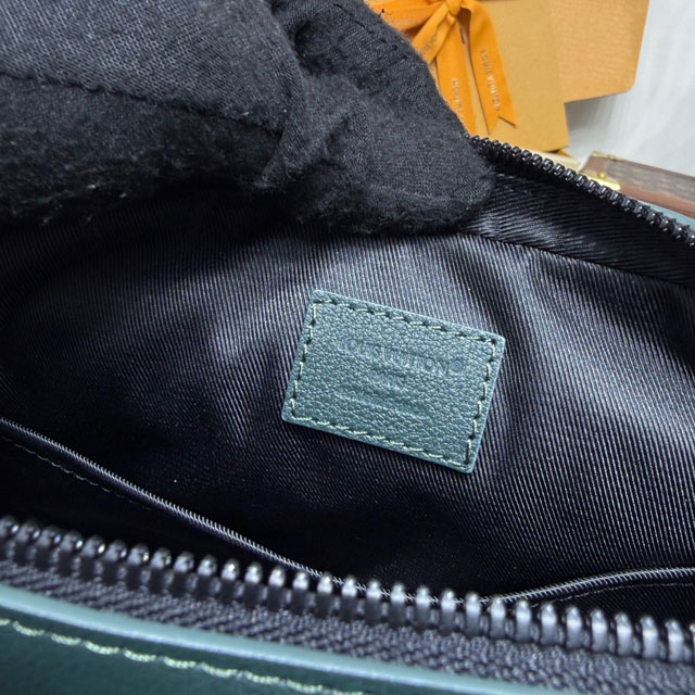 Louis vuitton original calfskin trio messenger bag M27124 green