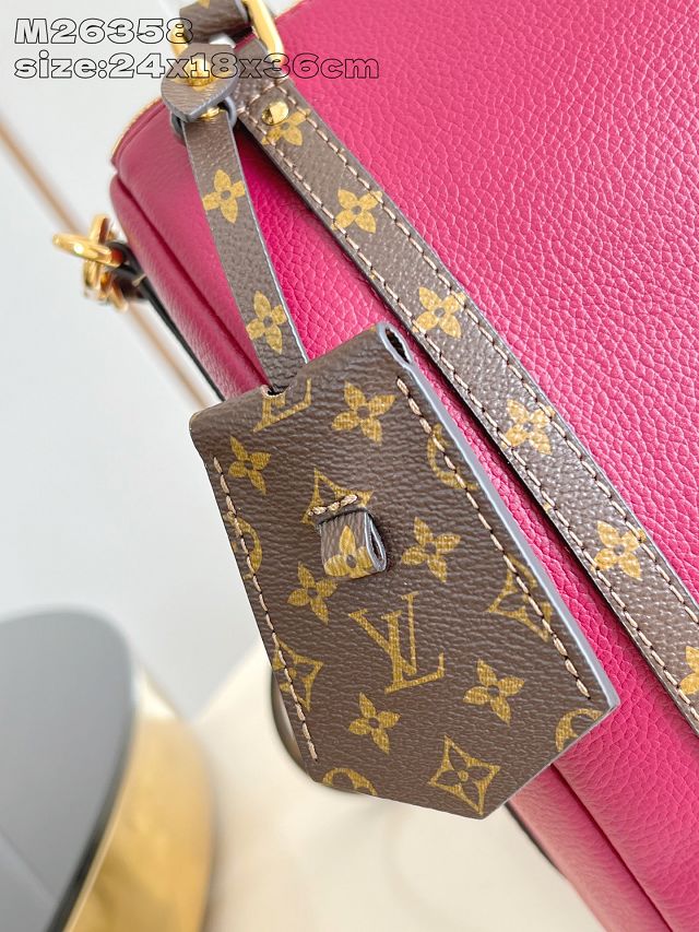 Louis vuitton original calfskin express travel MM M27689 carmin