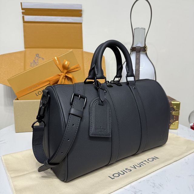 Louis vuitton original calfskin keepall 35 M15249 black