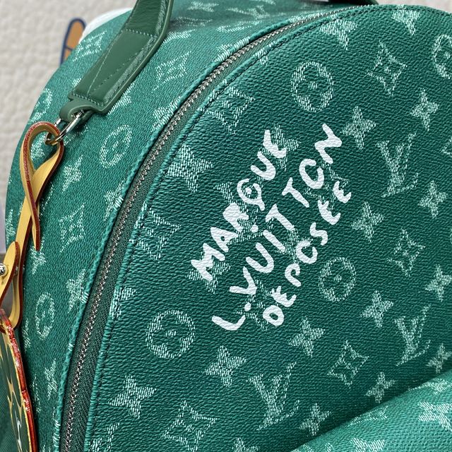 Louis vuitton original monogram canvas discovery backpack M26942 green