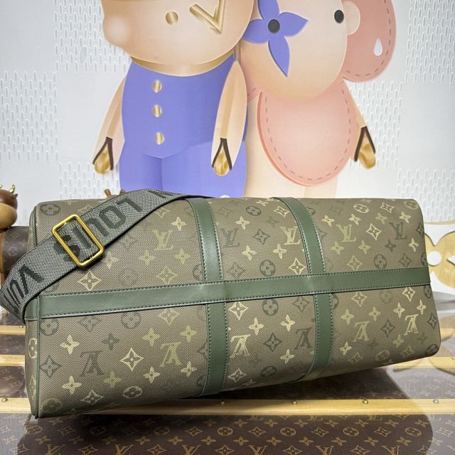 Louis vuitton original monogram canvas keepall 50 M26959 green