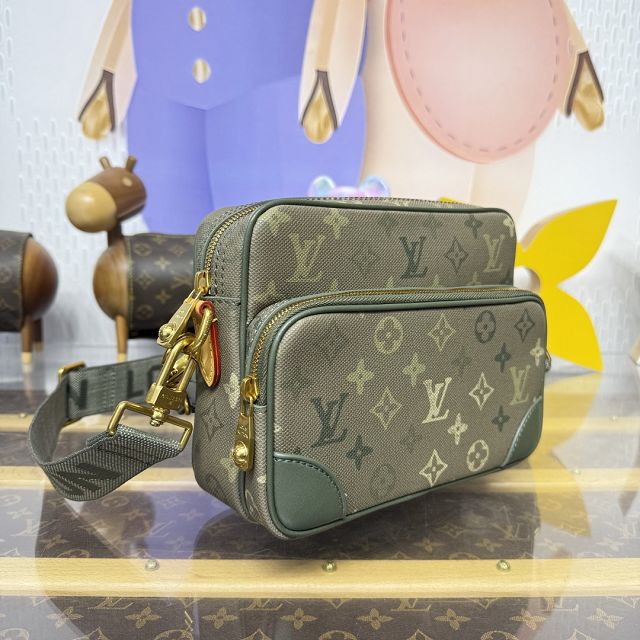 Louis vuitton original monogram canvas nil city bag M27095 green