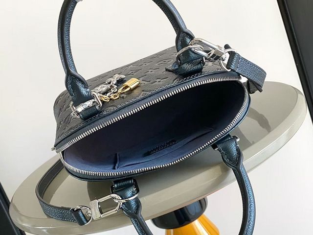 Louis vuitton original calfskin alma BB handbag M26686 shimmery ink