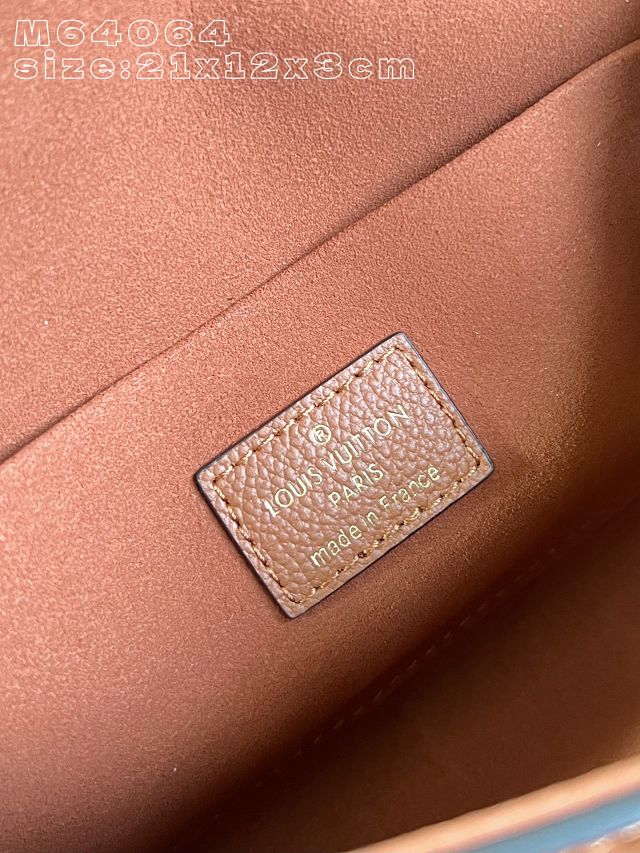 Louis vuitton original calfskin felicie pochette M81531 tan
